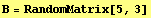 B = RandomMatrix[5, 3]