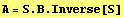 A = S . B . Inverse[S]